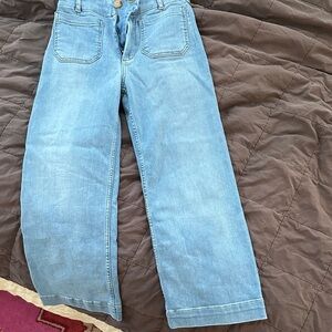 Anthropologie Maeve Colette Light Blue Boot Cut Jeans